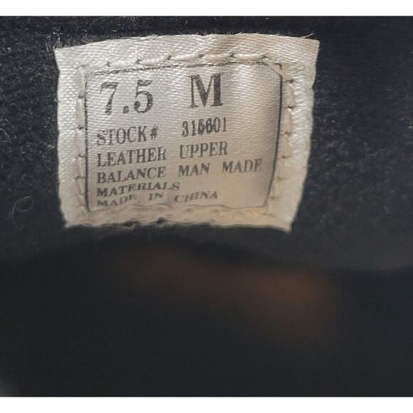 NWOT Supremes Soft Spot Mens 7.5 Dryz Climate Leather Daytona Double Strap Black - Picture 6 of 6